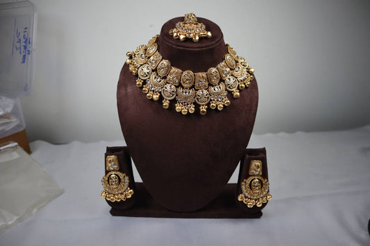 Rajkanya kundan haar