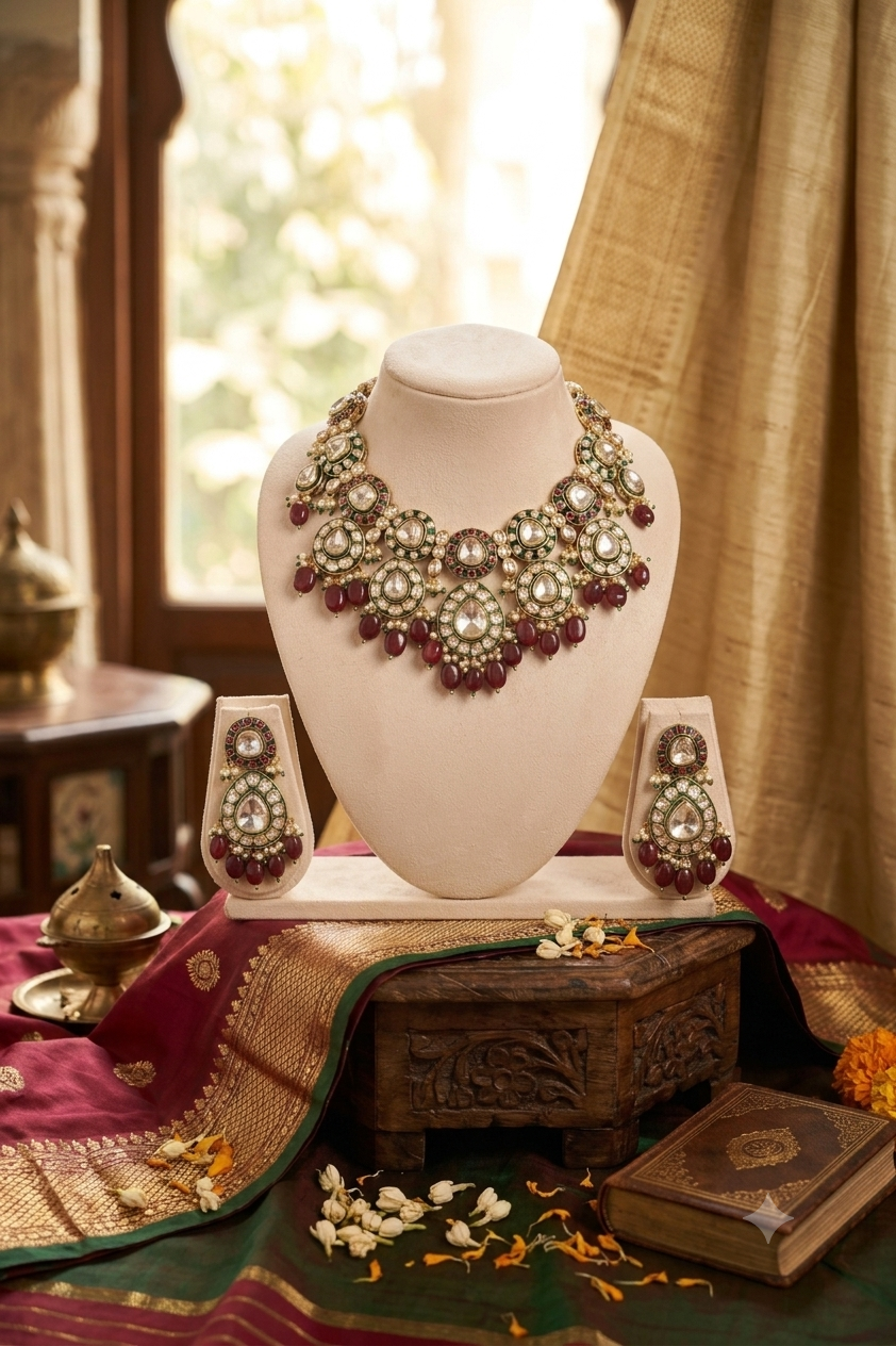 Chandani polki set